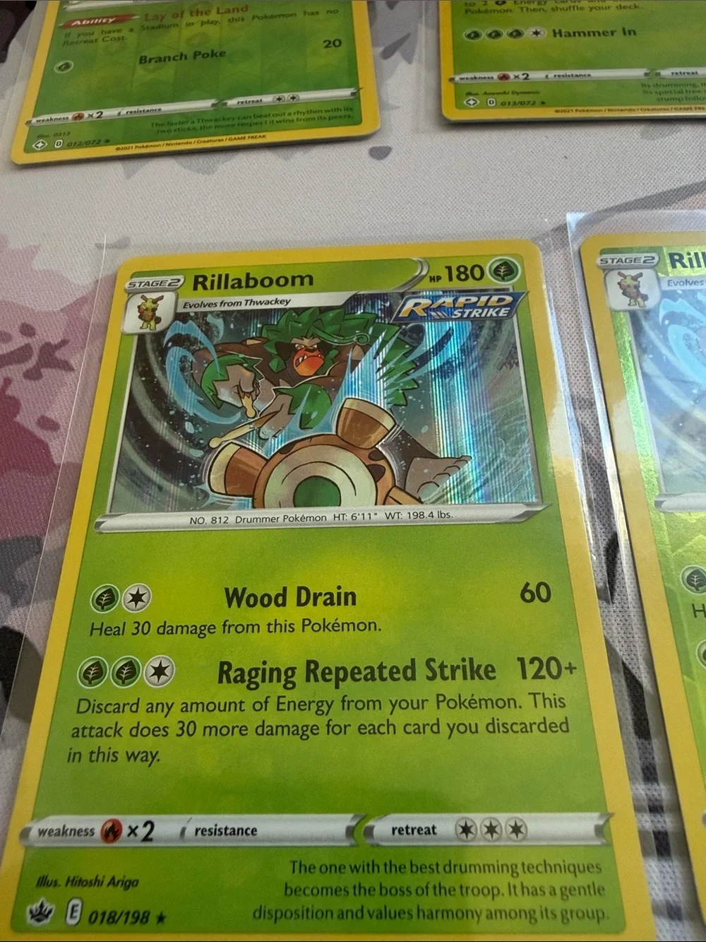 Grookey, Thwackey & Rillaboom Evolution Lot | 7 Holo Reverse Holo Cards ✨5/$25✨